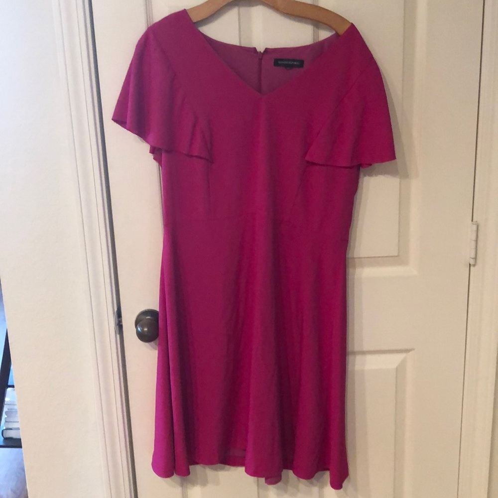 Bright pink cocktail dress - Picture 3 of 4